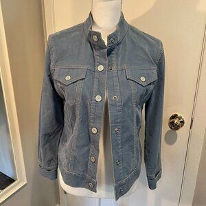 Vintage 90's GAP Western Style light blue corduroy jacket, Size Small
